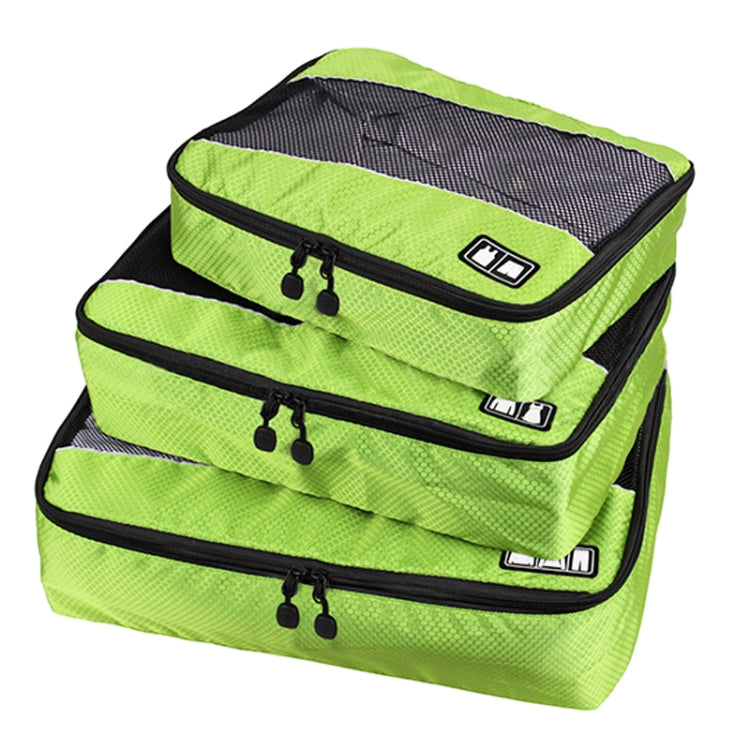 3 pezzi/set Borsa portaoggetti per biancheria intima da viaggio impermeabile in poliestere 210D con trama da calcio multifunzione