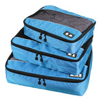 3 pezzi/set Borsa portaoggetti per biancheria intima da viaggio impermeabile in poliestere 210D con trama da calcio multifunzione