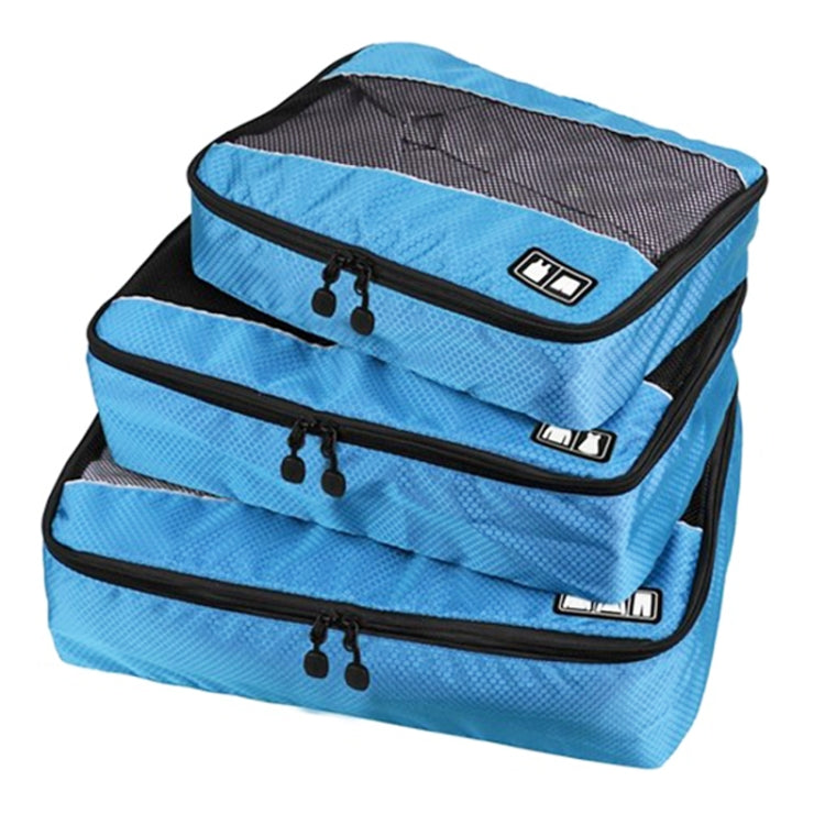 3 pezzi/set Borsa portaoggetti per biancheria intima da viaggio impermeabile in poliestere 210D con trama da calcio multifunzione