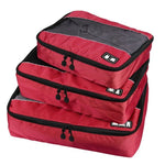 3 pezzi/set Borsa portaoggetti per biancheria intima da viaggio impermeabile in poliestere 210D con trama da calcio multifunzione