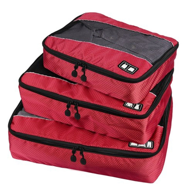 3 pezzi/set Borsa portaoggetti per biancheria intima da viaggio impermeabile in poliestere 210D con trama da calcio multifunzione