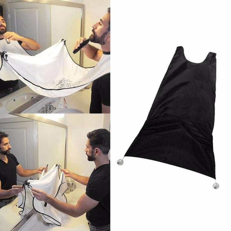 Grembiule da barba professionale Premium Salon Rasatura Toelettatura Rifiniture Cattura peli del viso con ventose, Beard Apron