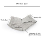 5 paia di gel di poliestere-cotone anti-piede tallone screpolature secche calzini idratanti manica protettiva, consegna colore casuale, Polyester-cotton Socks
