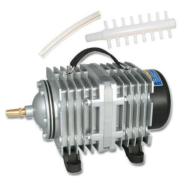 ACO-012A 390W 158L/Min Compressore Elettromagnetico per Pompa di Aria per Frutti di Mare Acquario per Aumentare il Divisore del Flusso d'Aria di Ossigeno, Spina USA, ACO-012A