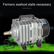 ACO-018 420W 195L/Min Pompa d'Aria Elettromagnetica Compressore per Frutti di Mare Acquario Aumenta il Divisore del Flusso d'Aria di Ossigeno, Spina USA, ACO-018