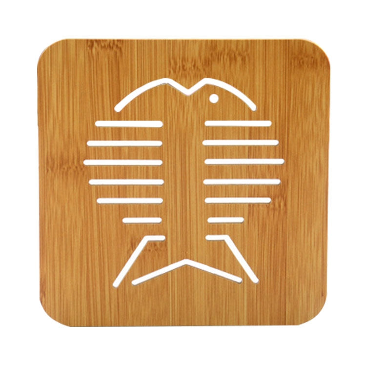 5 pezzi di tavolo da cucina simpatico cartone animato per proteggere il sottobicchiere isolante termico in legno, consegna in stile casuale, Table Mats 2