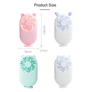 Portable Mini USB Charging Pocket Fan with 3 Speed ​​Control
