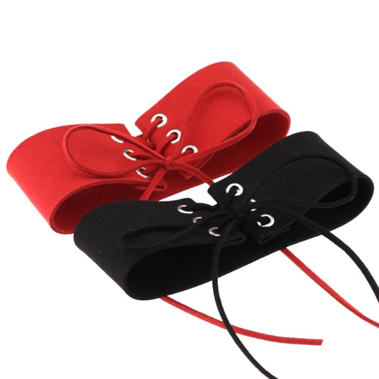 2 pezzi di personalità semplice punk sexy legato collare moda velluto collare osso collana, consegna colore casuale, SFXQ