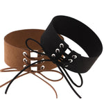 2 pezzi di personalità semplice punk sexy legato collare moda velluto collare osso collana, consegna colore casuale, SFXQ