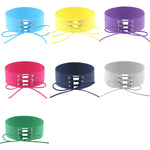 2 pezzi di personalità semplice punk sexy legato collare moda velluto collare osso collana, consegna colore casuale, SFXQ