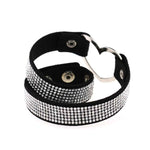 Collana girocollo femminile alla moda con colletto punk a forma di cuore con strass giapponesi Harajuku, consegna casuale dei colori, TXXQ03