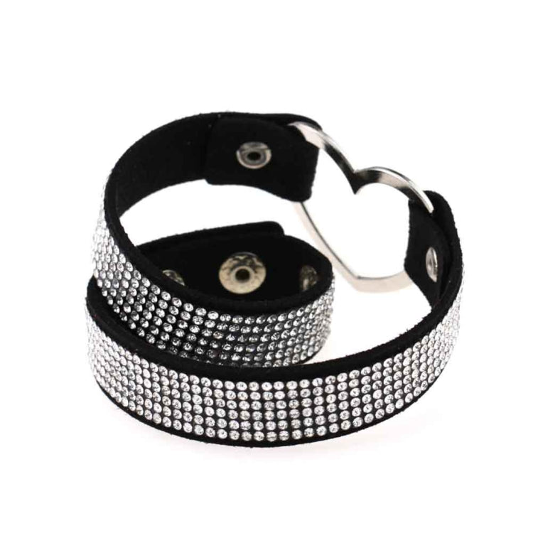 Collana girocollo femminile alla moda con colletto punk a forma di cuore con strass giapponesi Harajuku, consegna casuale dei colori, TXXQ03