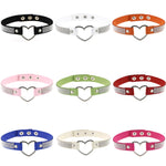 Collana girocollo femminile alla moda con colletto punk a forma di cuore con strass giapponesi Harajuku, consegna casuale dei colori, TXXQ03