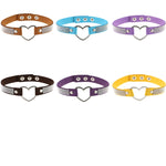 Collana girocollo femminile alla moda con colletto punk a forma di cuore con strass giapponesi Harajuku, consegna casuale dei colori, TXXQ03