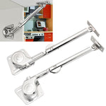 Asta idraulica per porta armadio con ammortizzatore 18cm