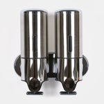 Bottiglia di sapone per shampoo liquido per lavaggio a parete con dispenser manuale per doccia doppia per hotel, capacità: 1000 ml, 1000ml/Stainless Steel