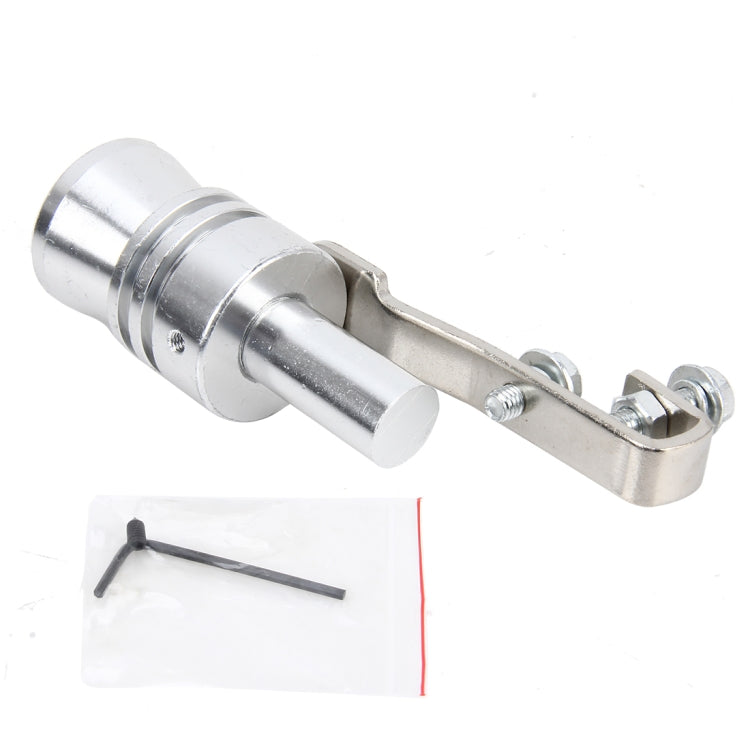 Universale in alluminio Turbo Sound marmitta di scarico tubo fischio simulatore di auto Whistler, dimensioni: L, Size: L