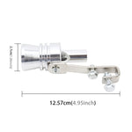 Universale in alluminio Turbo Sound marmitta di scarico tubo fischio simulatore di auto Whistler, dimensioni: L, Size: L