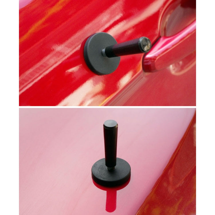 2 pezzi di strumenti per la creazione di insegne per veicoli, supporto magnetico con pinza per avvolgimento in vinile grafico, Magnet Holder Black