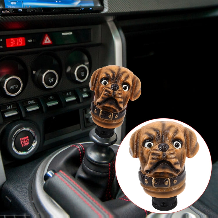Pomello del cambio automatico manuale per copertura del cambio per auto universale a forma di Bulldog, Bulldog Shaped