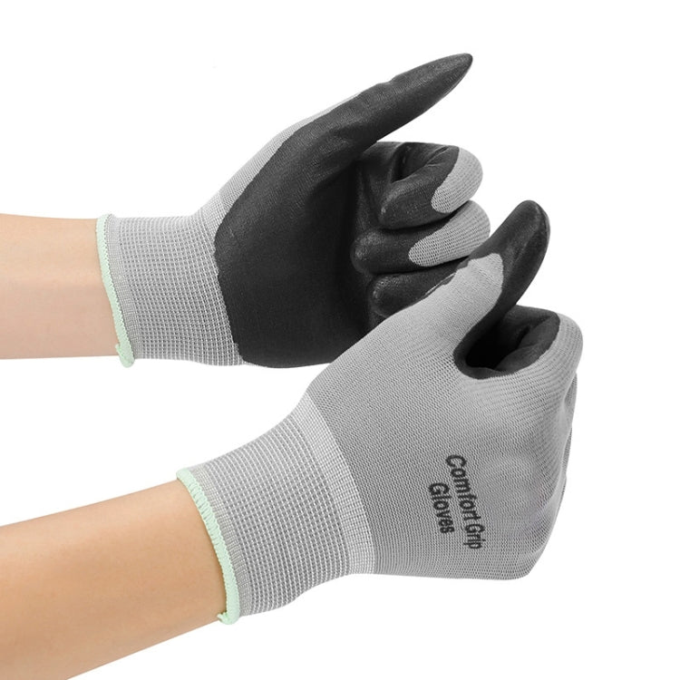 Comodi guanti da lavoro da elettricista in gomma nitrilica antiscivolo resistenti all'usura, taglia: XL, XL