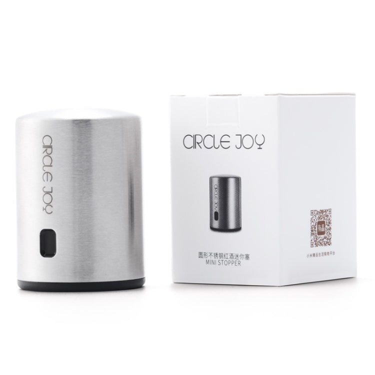 Tappo per vino originale Xiaomi Youpin Circle Joy in acciaio inossidabile con memoria sottovuoto, Wine Stopper