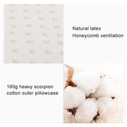 Originale Xiaomi Youpin 8H Z2 Cuscino in lattice naturale Morbido e traspirante Protezione per la colonna vertebrale Cuscino per la cura del massaggio con federa in cotone