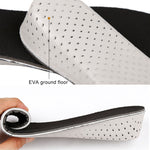 1 paio di solette con inserto traspirante in EVA per aumentare l'altezza delle scarpe, altezza: 3 cm, Height: 3cm