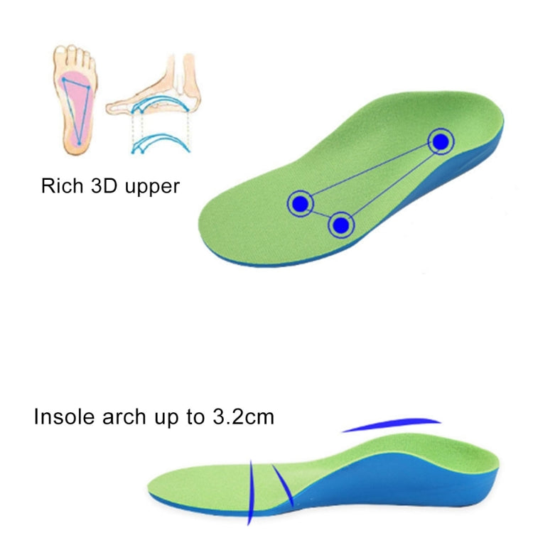 Soletta correttiva per gambe in PU XO per bambini, dimensioni: 24 cm, Size: 24cm