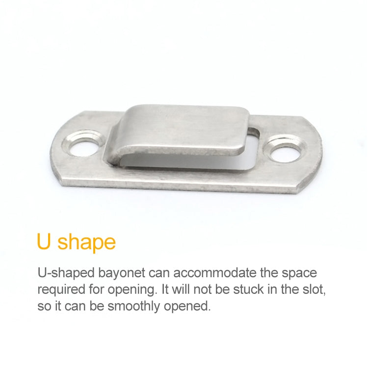 Inserto angolare con fibbia per porta ad angolo retto da 90 gradi in acciaio inossidabile per porta di sicurezza da 2 pezzi, Door Buckle Corner Insert