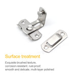 Inserto angolare con fibbia per porta ad angolo retto da 90 gradi in acciaio inossidabile per porta di sicurezza da 2 pezzi, Door Buckle Corner Insert