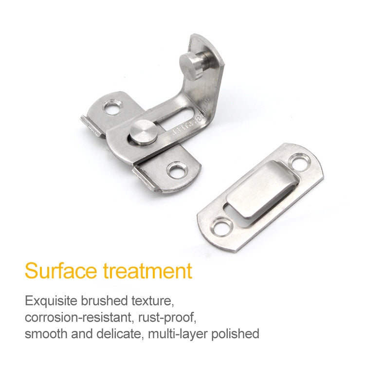 Inserto angolare con fibbia per porta ad angolo retto da 90 gradi in acciaio inossidabile per porta di sicurezza da 2 pezzi, Door Buckle Corner Insert