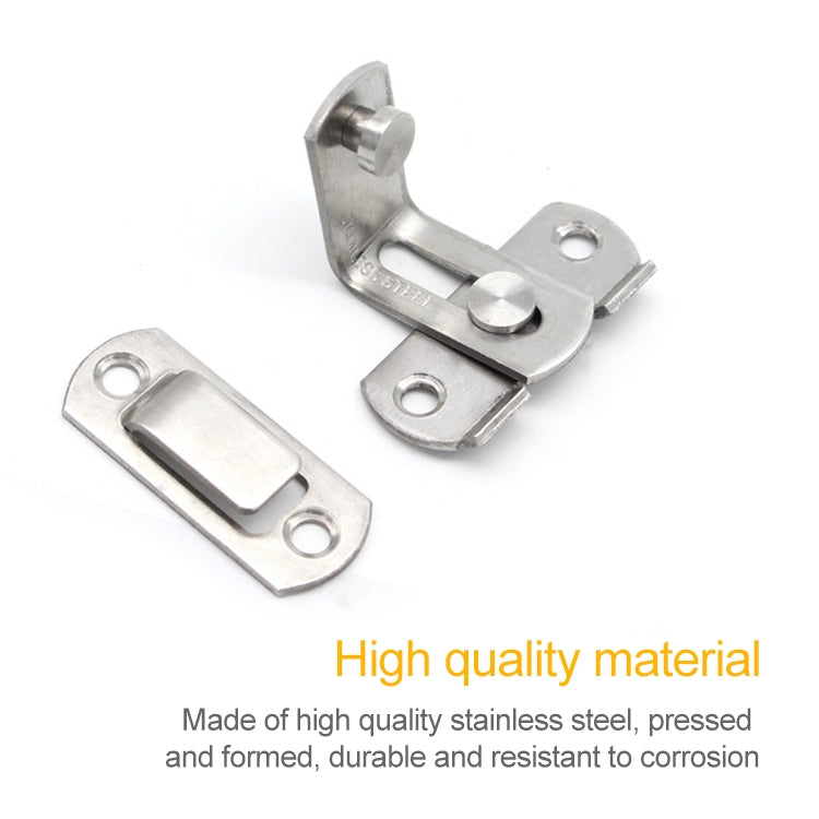 Inserto angolare con fibbia per porta ad angolo retto da 90 gradi in acciaio inossidabile per porta di sicurezza da 2 pezzi, Door Buckle Corner Insert