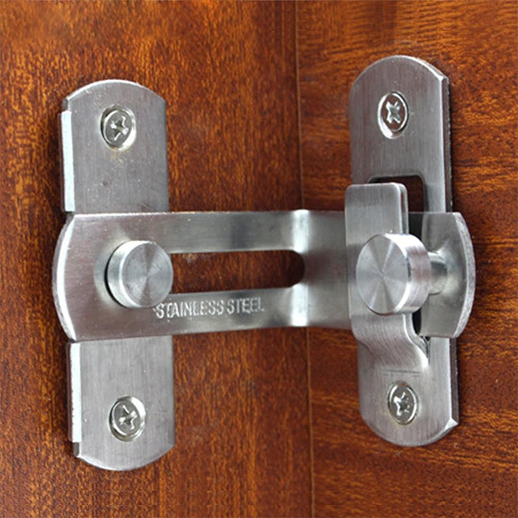 Inserto angolare con fibbia per porta ad angolo retto da 90 gradi in acciaio inossidabile per porta di sicurezza da 2 pezzi, Door Buckle Corner Insert
