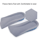 1 paio di mezze solette con inserto elasticizzato a nido d'ape da 3 cm per aumentare l'altezza delle scarpe, 3cm Honeycomb Increase Insoles