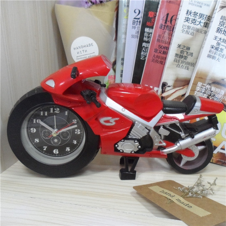 Orologio da scrivania a forma di motocicletta 25x8x15 cm