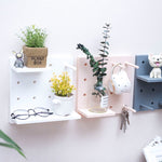 Ripiano in plastica per soggiorno, bagno, cucina, decorazione da parete