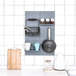Ripiano in plastica per soggiorno, bagno, cucina, decorazione da parete