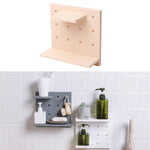Ripiano in plastica per soggiorno, bagno, cucina, decorazione da parete