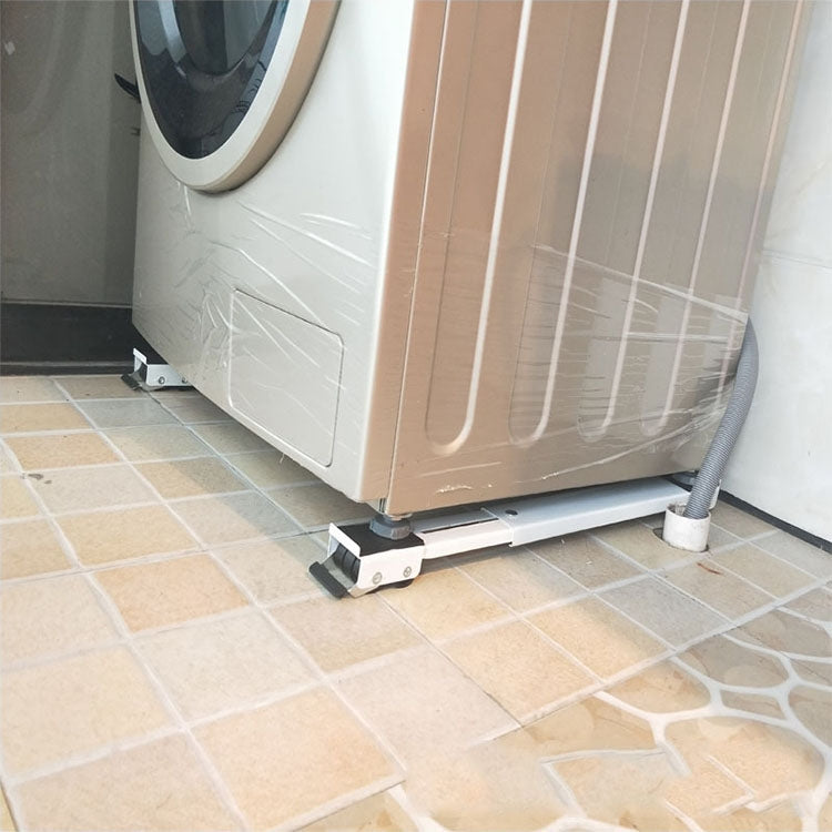 Staffa di supporto base per frigorifero per lavatrice regolabile Supporto per staffa per carrello per lavatrice per frigorifero, Trolley Bracket