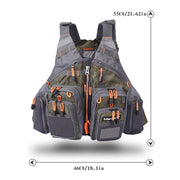 MANNER Giubbotto salvagente da pesca multifunzionale per esterni, MANNER Life Jacket