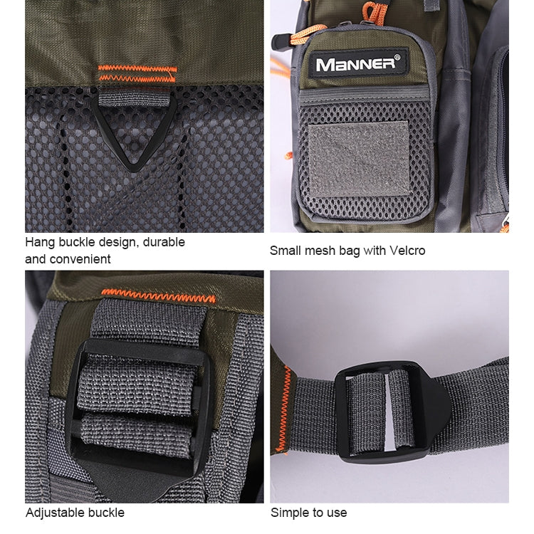 MANNER Giubbotto salvagente da pesca multifunzionale per esterni, MANNER Life Jacket