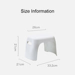 Sedia in plastica ispessita Poggiapiedi per uso domestico Sgabello antiscivolo per bagno piccolo per bambini, Anti-skid Small Stool