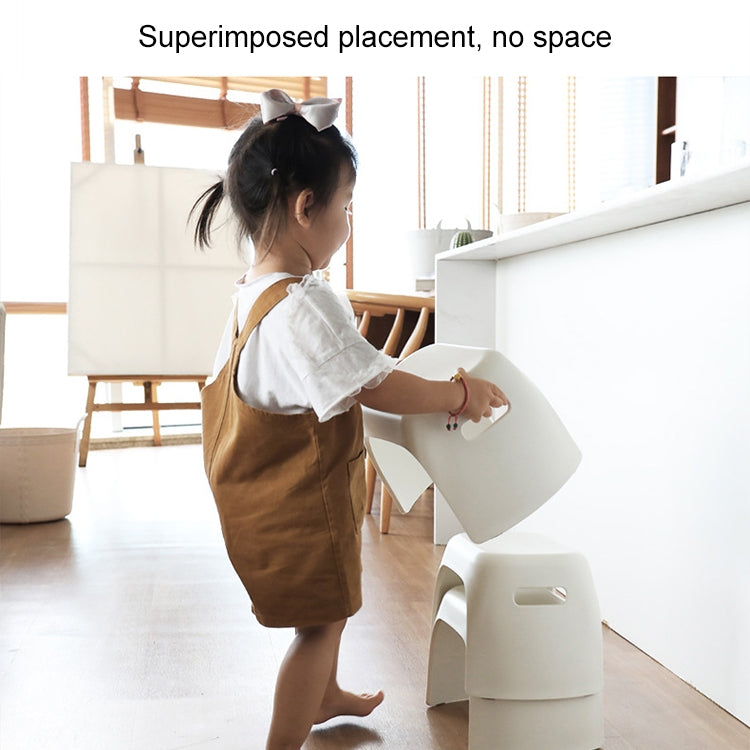 Sedia in plastica ispessita Poggiapiedi per uso domestico Sgabello antiscivolo per bagno piccolo per bambini, Anti-skid Small Stool