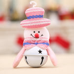 Decorazioni natalizie con ciondoli natalizi per campana per albero di Natale, consegna in stile casuale, dimensioni: 11 * 7 cm, Doll Bell