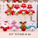 Decorazioni natalizie con ciondoli natalizi per campana per albero di Natale, consegna in stile casuale, dimensioni: 11 * 7 cm, Doll Bell