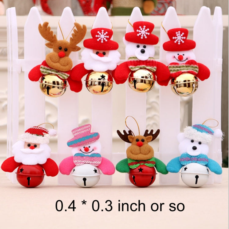 Decorazioni natalizie con ciondoli natalizi per campana per albero di Natale, consegna in stile casuale, dimensioni: 11 * 7 cm, Doll Bell