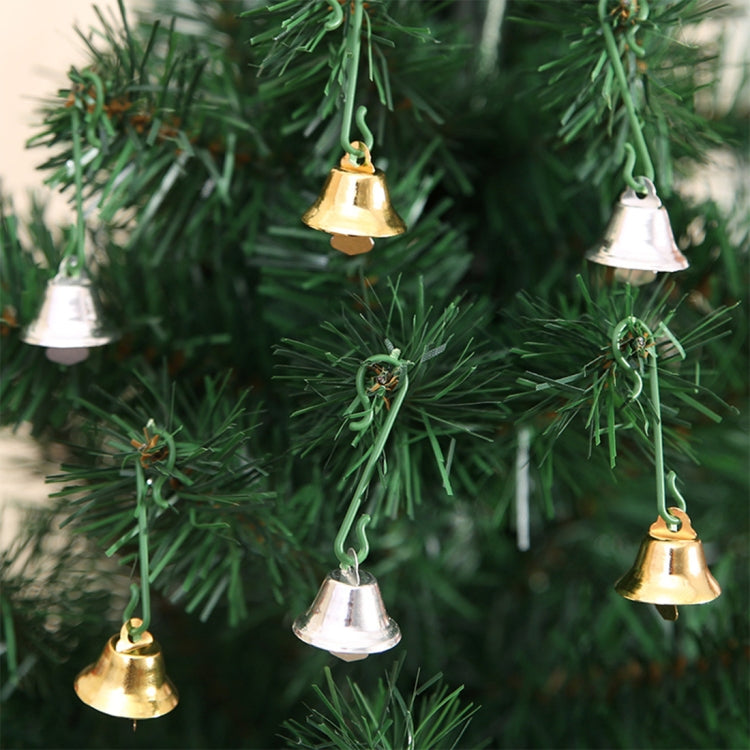 Forniture per decorazioni natalizie 10 in 1 per decorare l'albero di Natale Piccole campanelle, dimensioni: 2 * 2 cm, Small Bells  Gold, Small Bells Silver