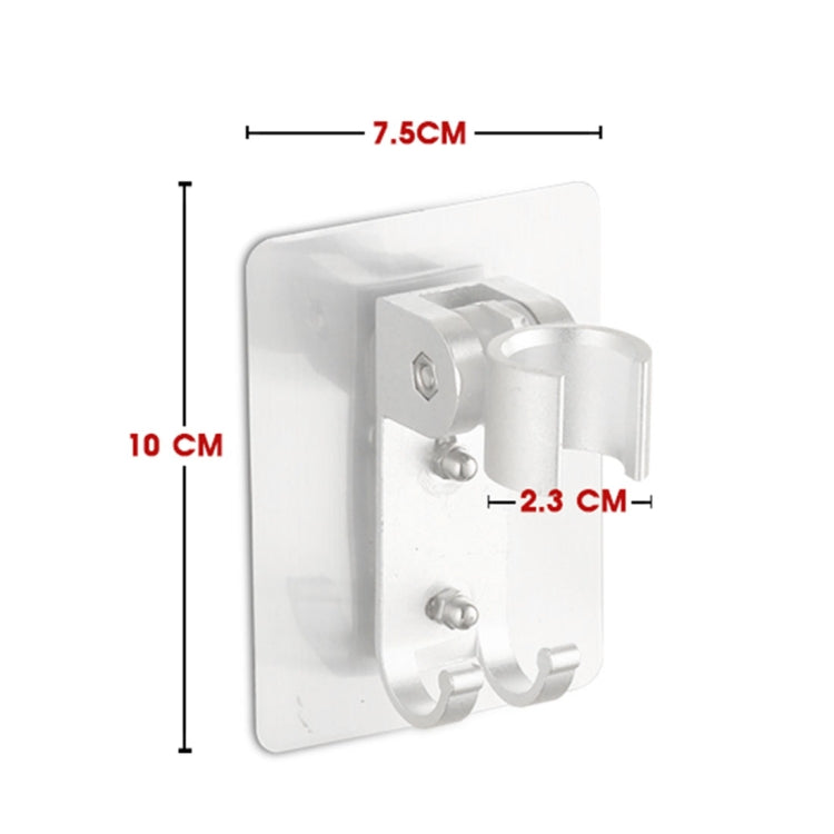 Staffa per doccia da bagno regolabile senza tracce, supporto per soffione in alluminio Space, Shower Bracket