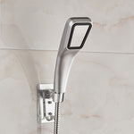 Staffa per doccia da bagno regolabile senza tracce, supporto per soffione in alluminio Space, Shower Bracket